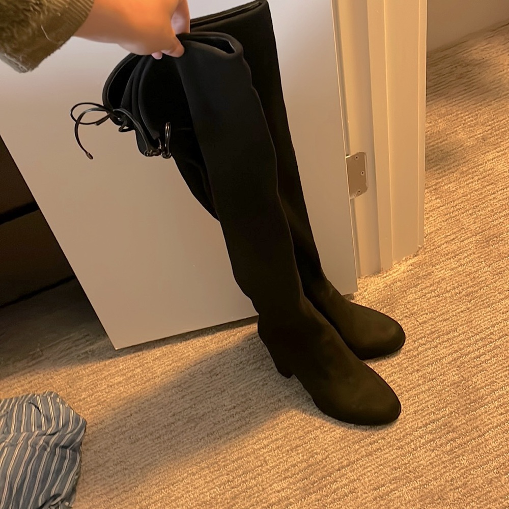 Black Thigh-high Boots